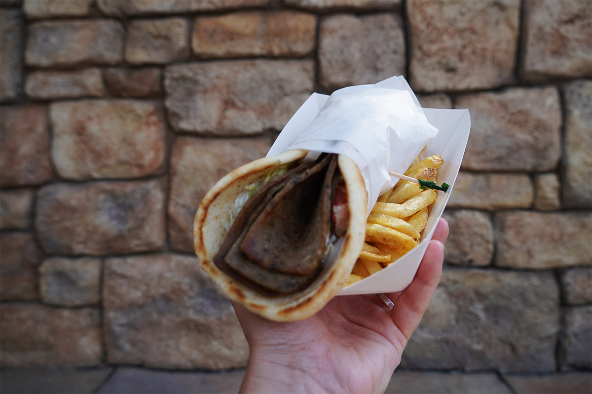 Gyros from Fire Eaters Grill at Islands of Adventure.