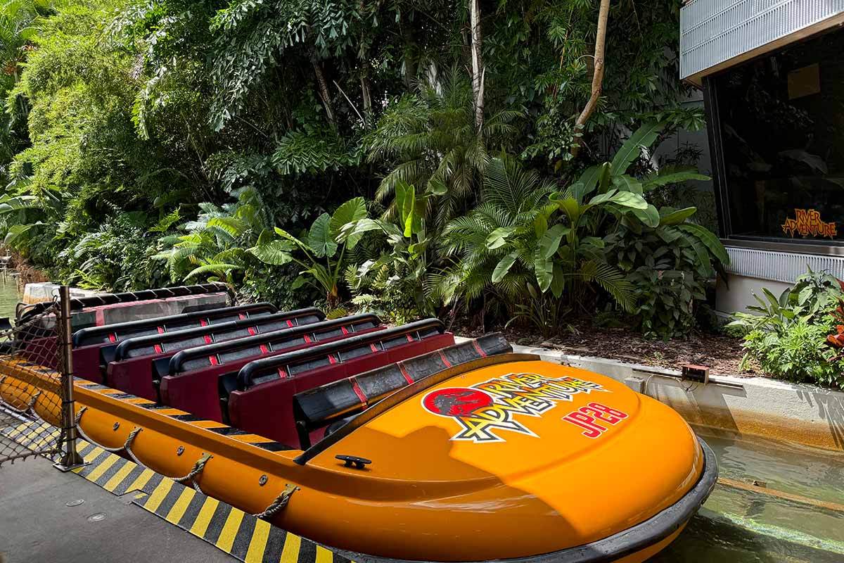 Jurassic Park River Adventure Ride Islands of Adventure.
