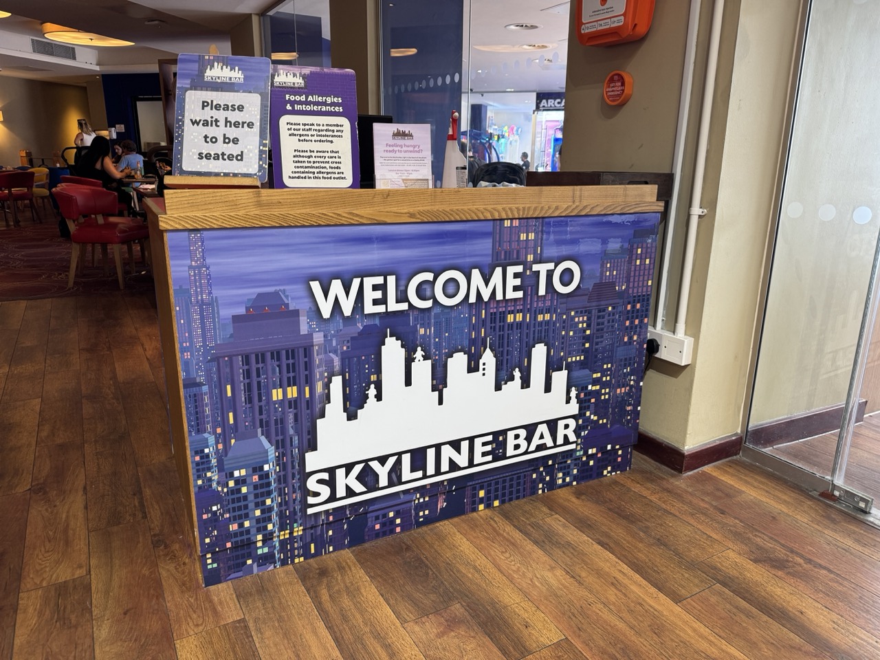 Skyline Bar in the atrium of the Legoland Resort Hotel, Windsor