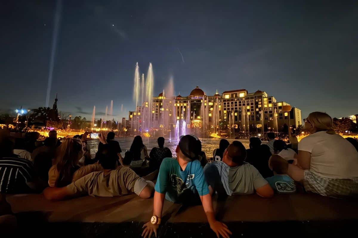Universal Celestial Goodnight nightly show at Epic Universe.