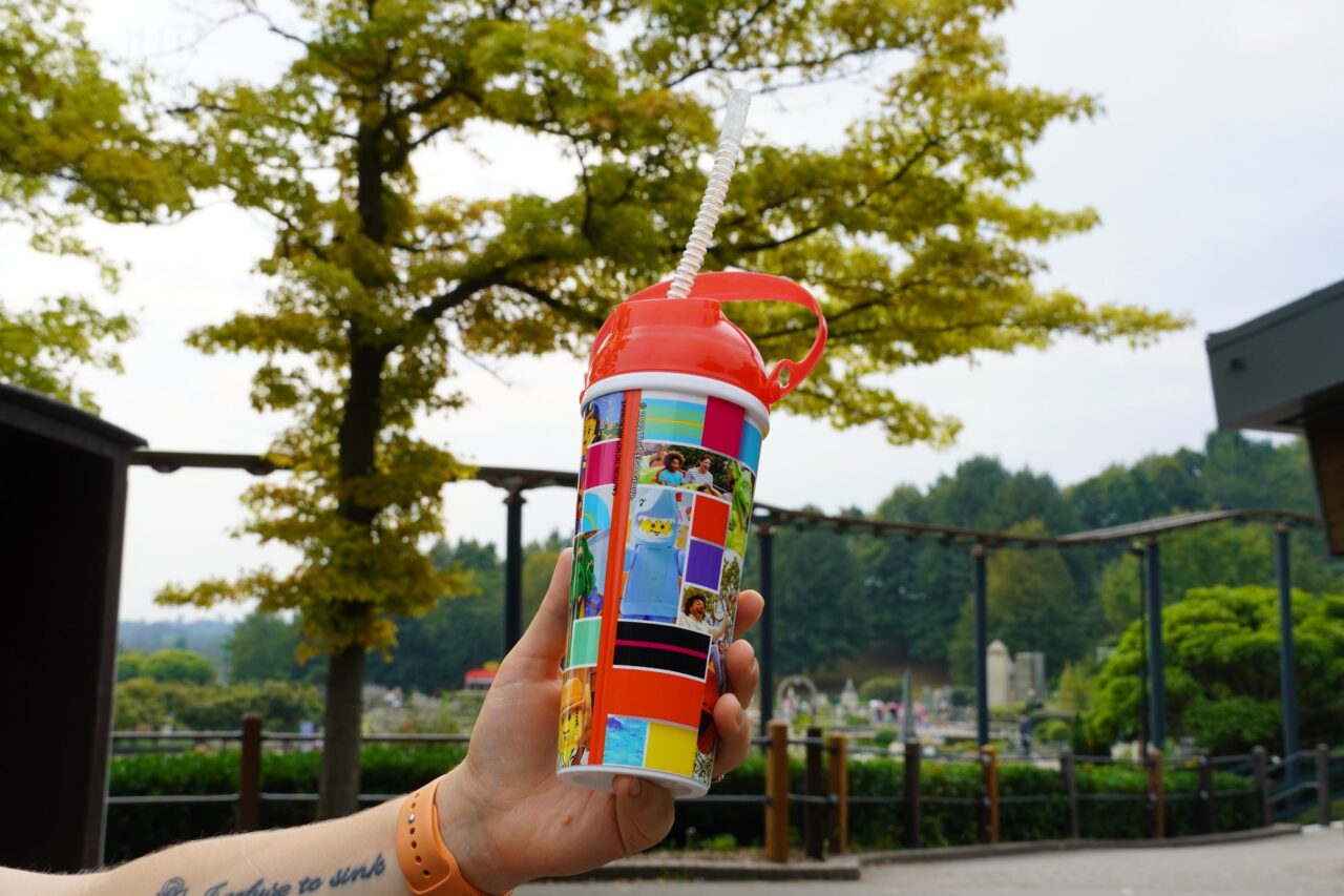 Legoland Windsor Coca-Cola Freestyle refillable cup tumbler
