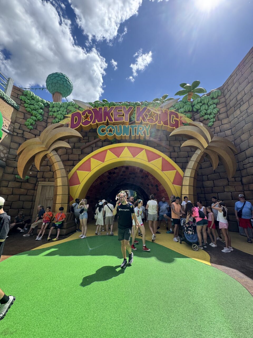 Donkey Kong Country Entrance at Super Nintendo World Epic Universe